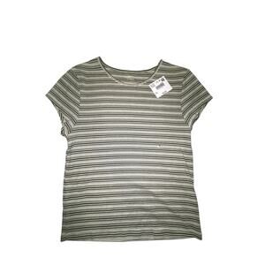 NWT Womens American Eagle RIbbed Baby Tee Size Large
